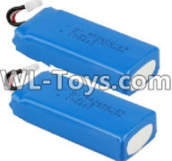 Wltoys Q323 Parts-10-02 Q323-11 7.4V 2300MAH Battery(2pcs),Wltoys Q323 RC Quadcopter Drone Spare Parts Accessories,Wltoys Model Q323-B Q323-C Q323-E Replacement Accessories